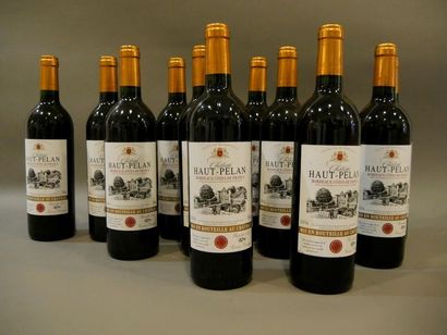 null 1 caisse de 12 btles - Château Haut Pelan 1995. Côte de Franc. Cuvée Prestige...