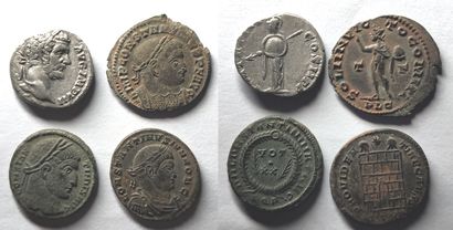 null Diverses monnaies d’époque romaine.
