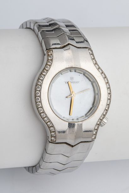 null TAG HEUER - Montre femme Alter Ego Diamond Watch WP 1318- fond nacre - entourage...