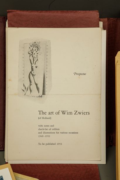 null Ensemble de gravures et impression de Wim Zwiers