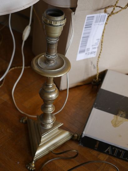 null Pied de lampe en bronze - Pieds griffe - XIXème