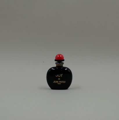 null JEAN PATOU " Joy " Bottle, snuffbox model, black, titled in gold letters " Joy...