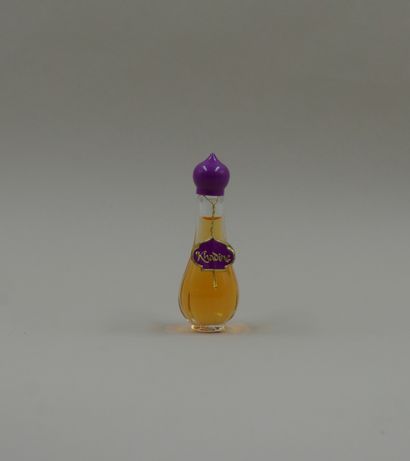 null YARDLEY "Khadine

Glass bottle, titled tassel label. Purple screw cap. Contains...