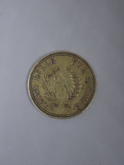 null 20 Lira Gold - 1813 - 6,40gr