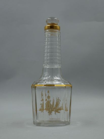 null HOUBIGANT

Glass bottle, carafon model inspired by the 18th century, partly...