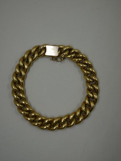 null Curb in 18k yellow gold - 13,40gr