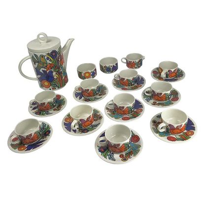 null VILLEROY BOCH. Tea/coffee set, ACAPULCO model by Christine REUTER, including...