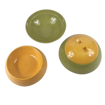 null VILLEROY BOCH. Stackable table service "La Boule" by Helen Van Boch in green,...