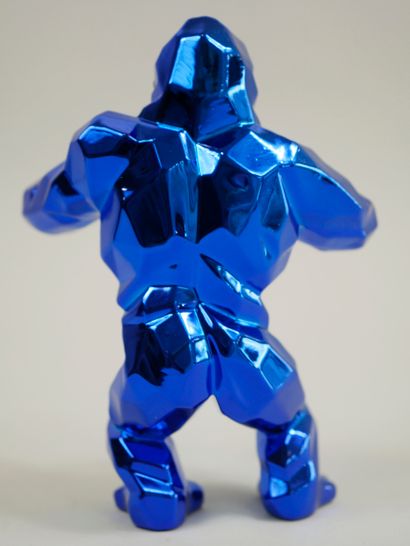 null Richard ORLINSKI (1966). Kong. Proof in blue metallized resin. Height 13 cm....