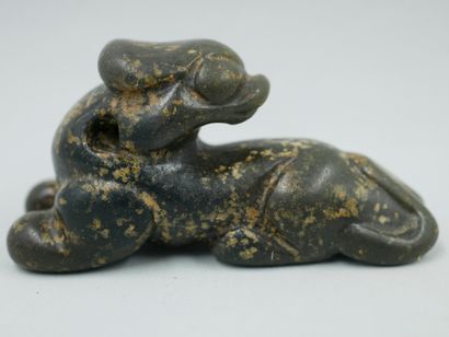 null Tiger dragon amulet.

Nephrite jade high astrological sign Ming or Qing style....