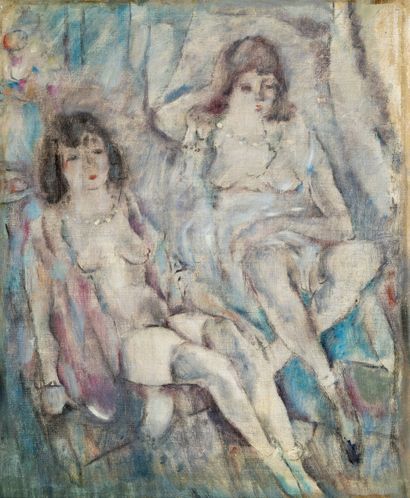 null French school of the 20th century. In the taste of Jules PASCIN (1885-1930)....