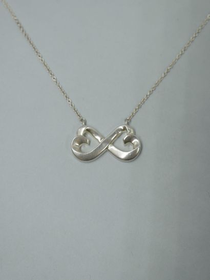 null TIFFANY AND CO by Paloma Picasso. Infinite necklace in silver 925/1000. Signed....