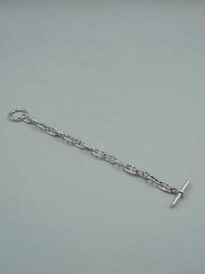 null Silver bracelet in the Hermès style - Length : 23cm - Weight : 38,68gr