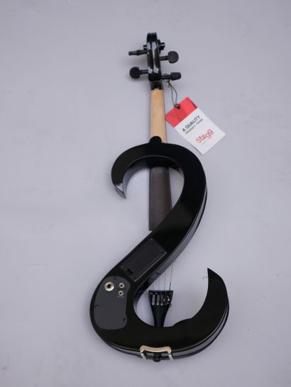 null Solidbody electric violin by Stagg. 

New condition, complete in its softcase...