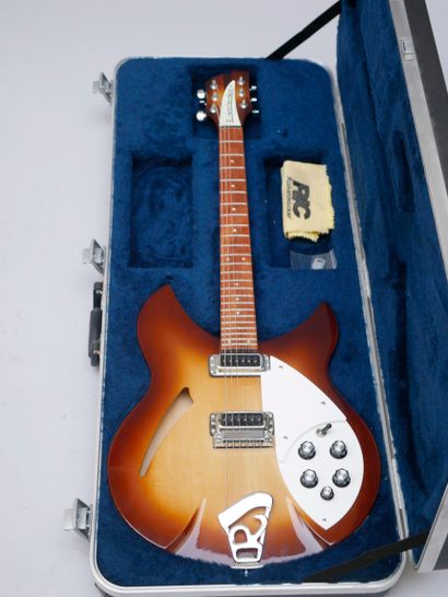  Rickenbacker electric guitar model 330, Sunburst finish, made in USA. Original case....