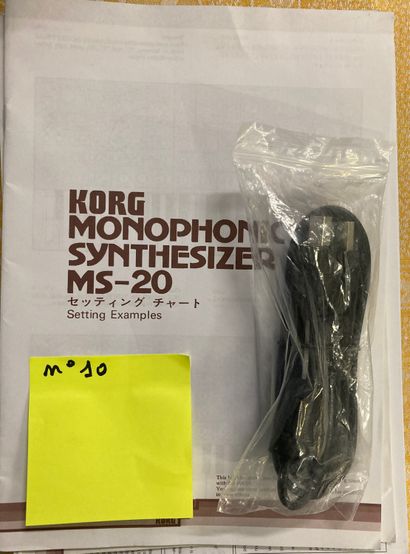  KORG synthesizer model MS20 MINI. 
Seems to be in good condition. With user manual....