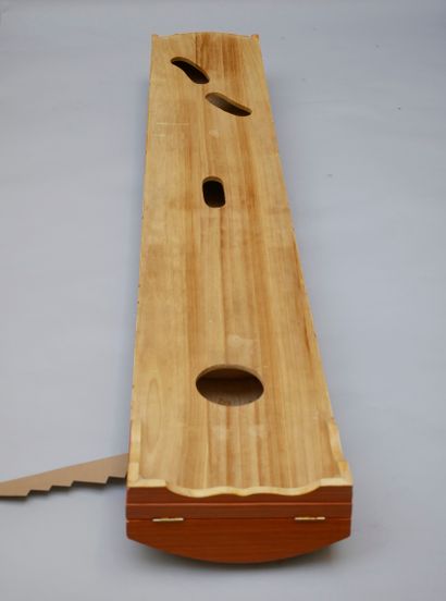 null Chinese Guzheng. 

Sold as is, in a case.