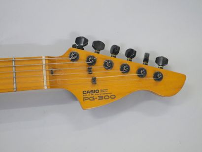 null Solidbody electric guitar from Casio model PG-300. 

Sold as is.
