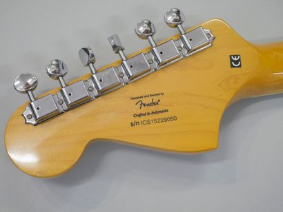  Squier by Fender Solidbody Baritone electric guitar, Bass V model made in Indonesia,...