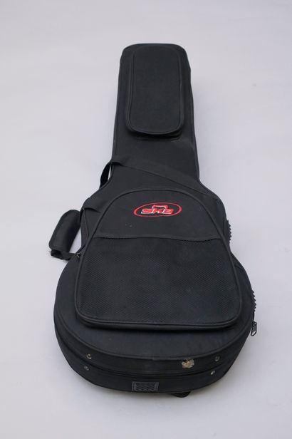 null Etui guitare électrique softcase, vide, forme SG.