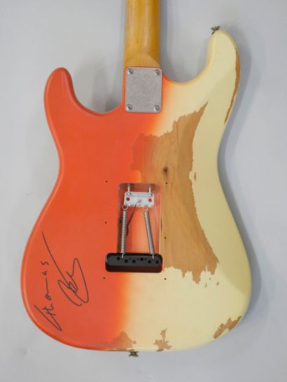  Solidbody electric guitar from Vintage, Summer Of Love model, Thomas Blug signature....
