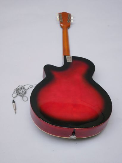  Framus Hollowbody guitar model Sorella 5/59, ca. 1960, Red Sunburst finish, equipped...