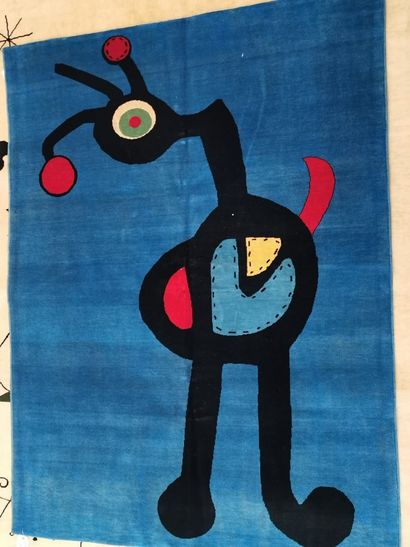null 
Modern carpet - After MIRO. Wool carpet made and knotted by hand. 154 x 203...