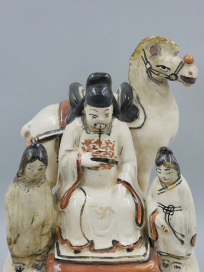 null CHINE, dynastie Ming (1368-1644), four de Cizhou.

Groupe composé d'un dignitaire...