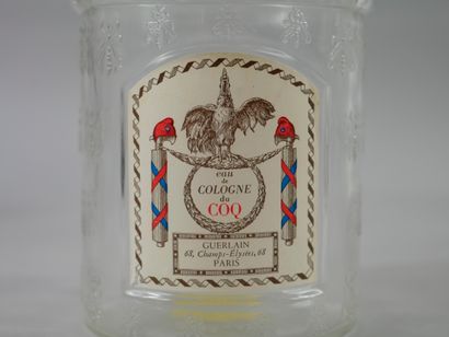 null GUERLAIN " Eau de cologne du Coq ". 

Bottle model bee, titled label. 500ml,...