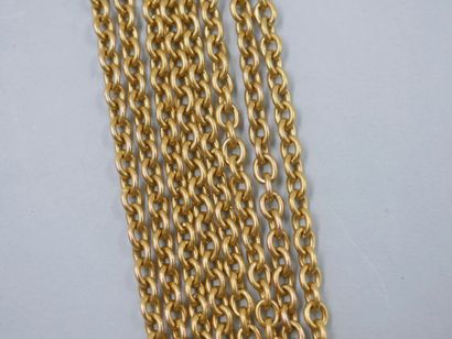 null Important long necklace in 18k yellow gold. 

Weight : 57,90gr.