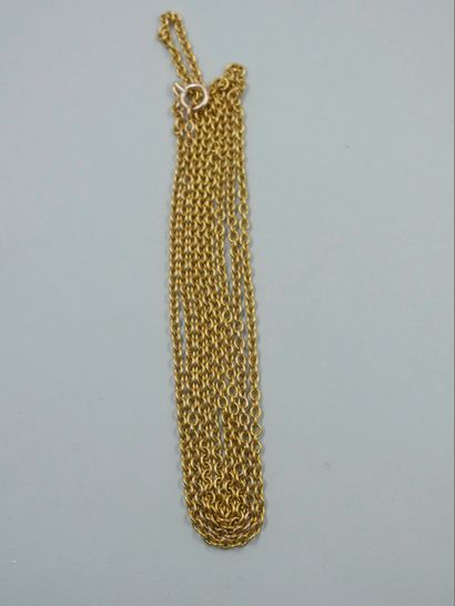 null Important long necklace in 18k yellow gold. 

Weight : 57,90gr.