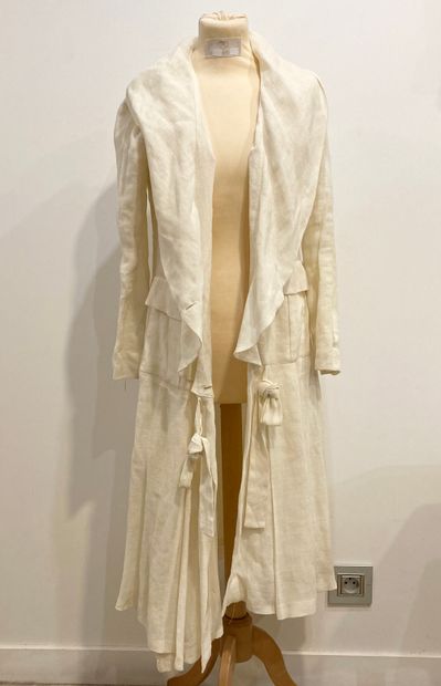 null Lot including : 

- SONIA RYKIEL. Light beige coat size 40,

- INFINITIF. Black...