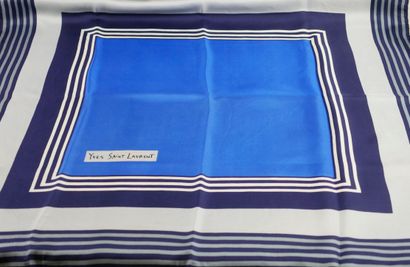 null Lot of three silk scarves : Yves Saint Laurent, Rochas and Cardin.

(As is)...