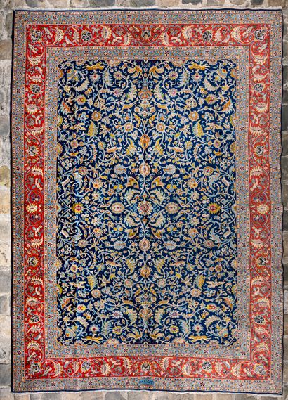 null Important and fine Kachan Kork (Iran) circa 1975. 

High quality silky lambswool...