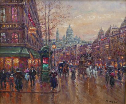 André BOYER (1909-1981)

The Grands Boulevards.

Oil...