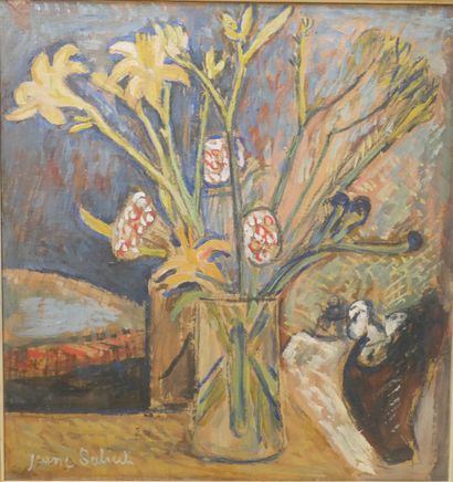 null Jeane SALICETI (Tarbes, 1883-1959)

Vase of flowers.

Oil on canvas signed lower...