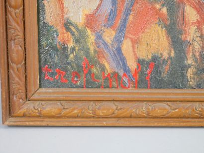 null Pierre TROFIMOFF (1925-1996)

Meounes, 1964.

Huile sur toile signée en bas...
