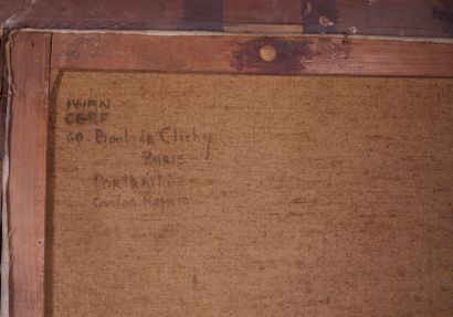 null Ywan CERF (1883-1963)

Homme assis devant un paravent

Huile sur toile. 

Signée...