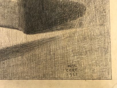 null Ywan CERF (1883-1963)

Nature morte à la cruche, 1922

Crayon sur papier. 

Signée...