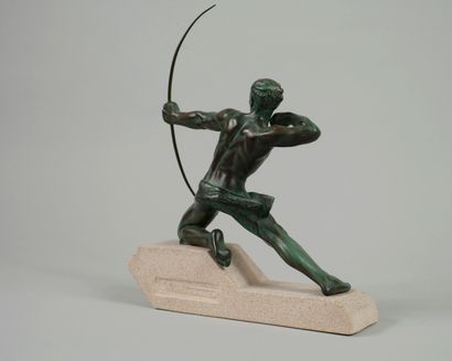 null Max LE VERRIER (1891-1973)

The spartan. 

Metal on stone.

Work of the 1920s.

Height:...