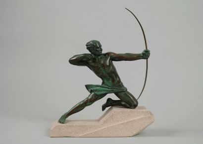 null Max LE VERRIER (1891-1973)

The spartan. 

Metal on stone.

Work of the 1920s.

Height:...