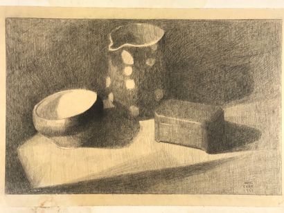 null Ywan CERF (1883-1963)

Still life with a jug, 1922

Pencil on paper. 

Signed...