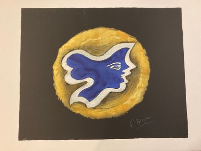 null After Georges BRAQUE. Two lithographs in colors signed in the plate: 

Phoenix,...