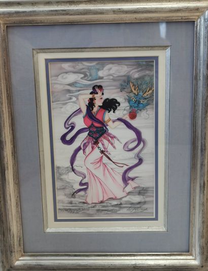 null Lucy WANG (XXè)

La sirène et la danseuse au dragon. 

Deux lithographies signées...