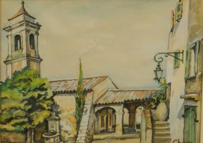 null Philippe CHOSSON (1919-2011)

Our Lady of Protection in Cagnes sur mer. 

Watercolor...