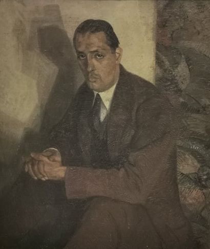 null Ywan CERF (1883-1963)

Homme assis devant un paravent

Huile sur toile. 

Signée...