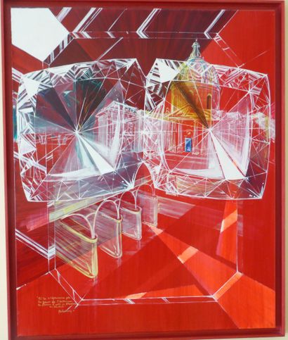 null Lot: Philippe DELOISON (XXth). 

Boomerang. Oil on panel. 80x 60cm.

Diamond...