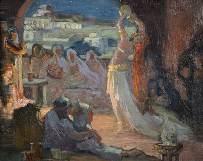 null Mathilde ARBEY (1890-1966)

Oriental dancer

Oil on canvas signed lower left,...