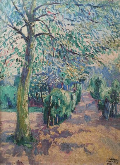 Raphaël DUBOIS (1888-1960)

Garden in bloom,...