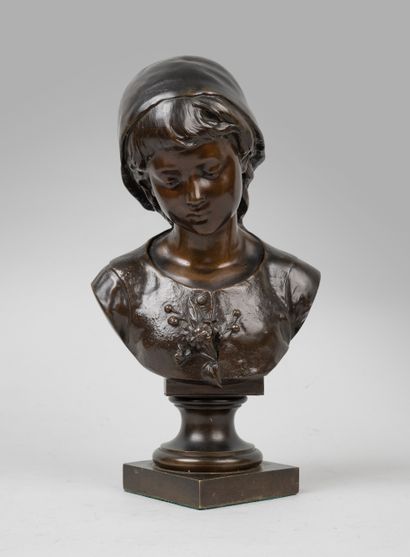 null 
Mathurin MOREAU (1822-1912)




Bust of a young girl with a flowery buttonhole




Proof...